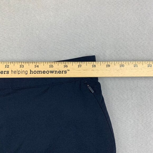 Uniqlo Heattech Mens Pants XL Navy Blue Fleece Lined Tapered Stretch Outdoor - Picture 4 of 11